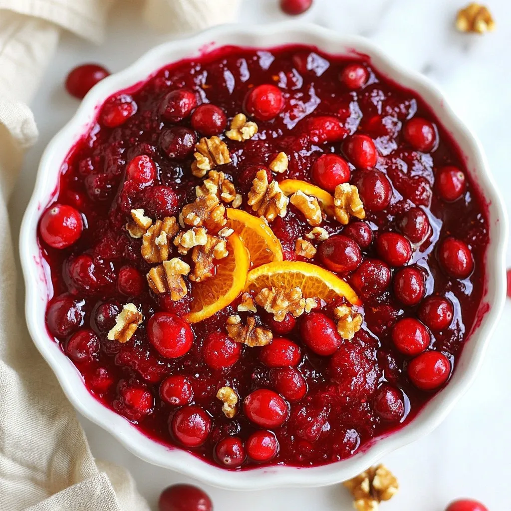 Whole Berry Cranberry Sauce Delicious Holiday Side