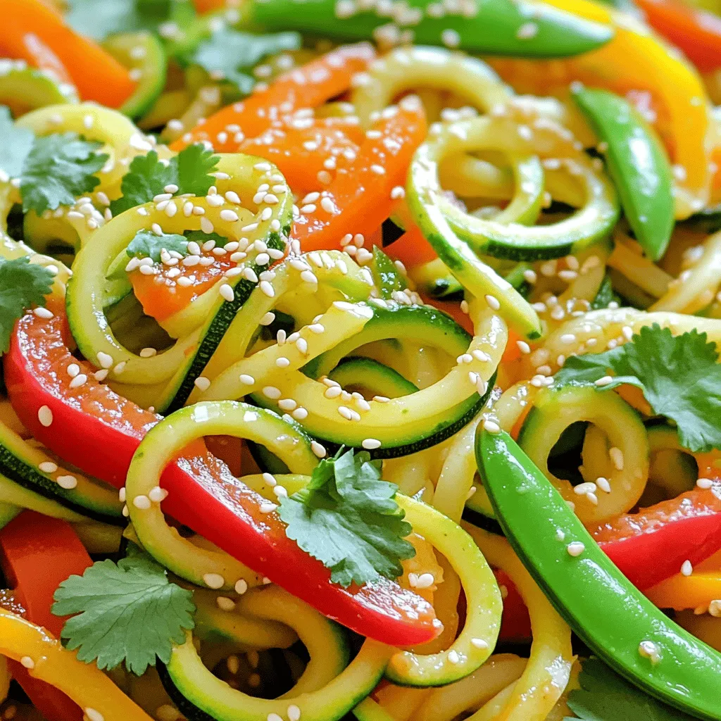 Zucchini Noodle Stir Fry Quick and Flavorful Meal