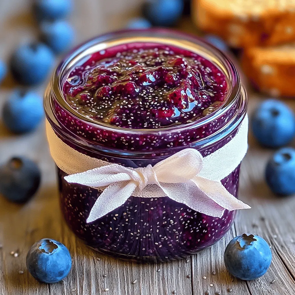 Blueberry Chia Seed Jam Easy and Healthy Recipe
