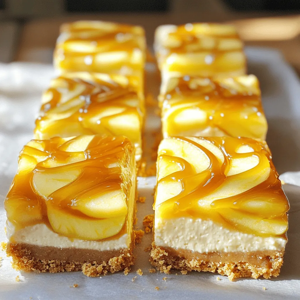 Caramel Apple Cheesecake Bars Simple and Delicious Treat