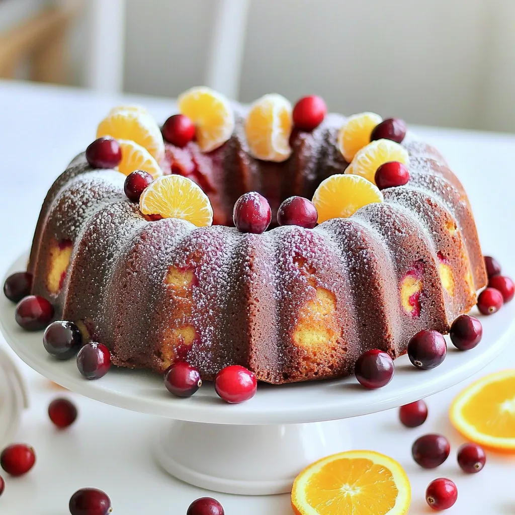 Cranberry Orange Bundt Cake Delightful and Easy Recipe