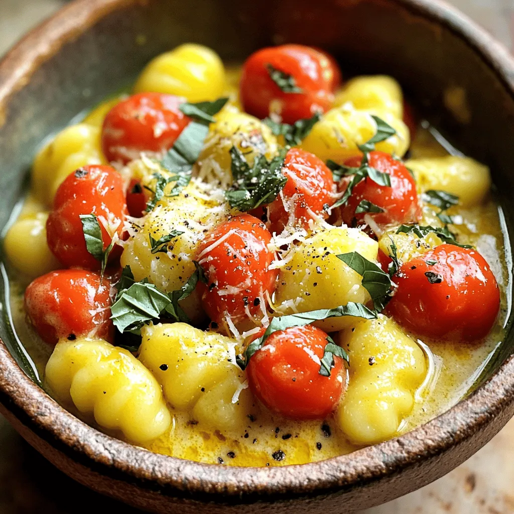 Creamy Tomato Basil Gnocchi One Pot Delightful Meal