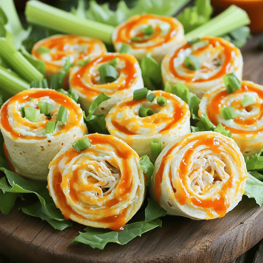 Buffalo Chicken Tortilla Roll-Ups Flavorful and Simple