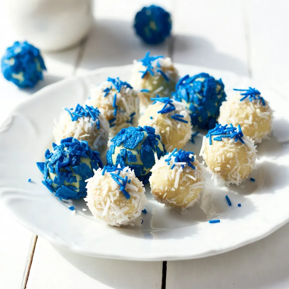 Blue Christmas Truffles Delightful Holiday Treat