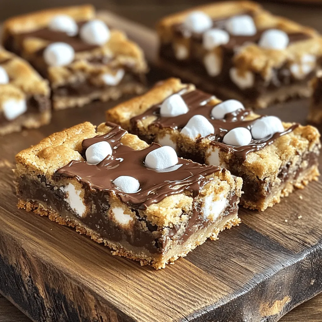 S&#8217;mores Cookie Bars Irresistible Easy Treat Recipe