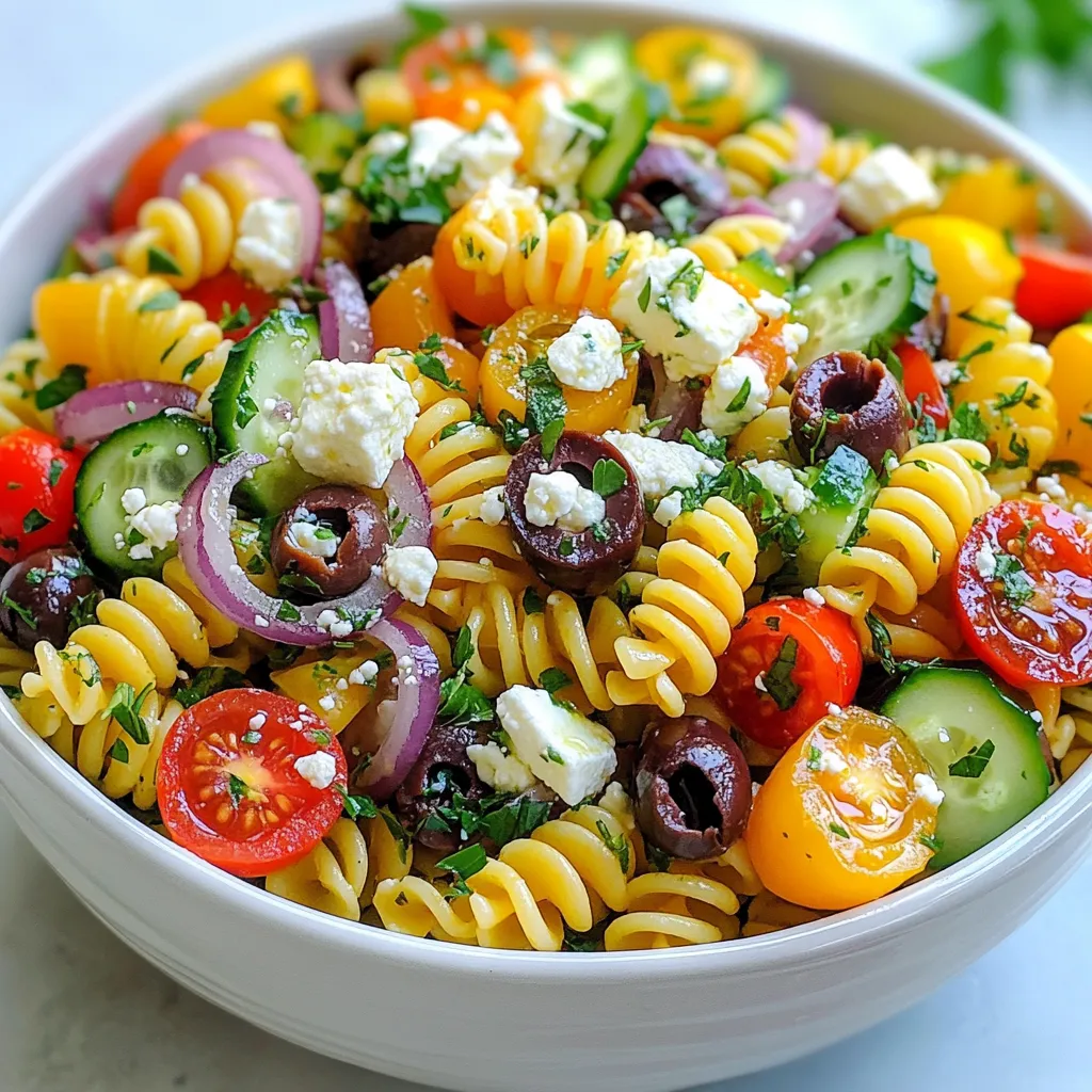 Greek Pasta Salad Flavorful and Fresh Recipe Guide