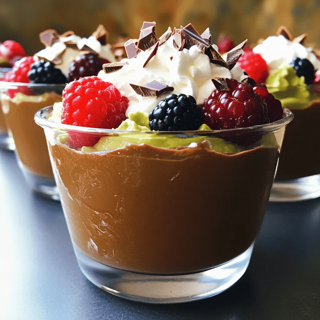 Vegan Chocolate Avocado Mousse Rich and Velvety Delight