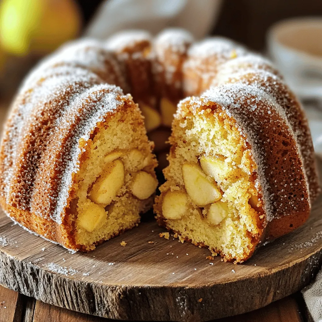 Apple Cider Donut Bundt Cake Soft and Spiced Delight