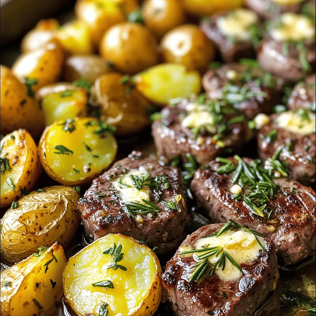 Garlic Butter Steak Bites &#038; Potatoes Simple Delight