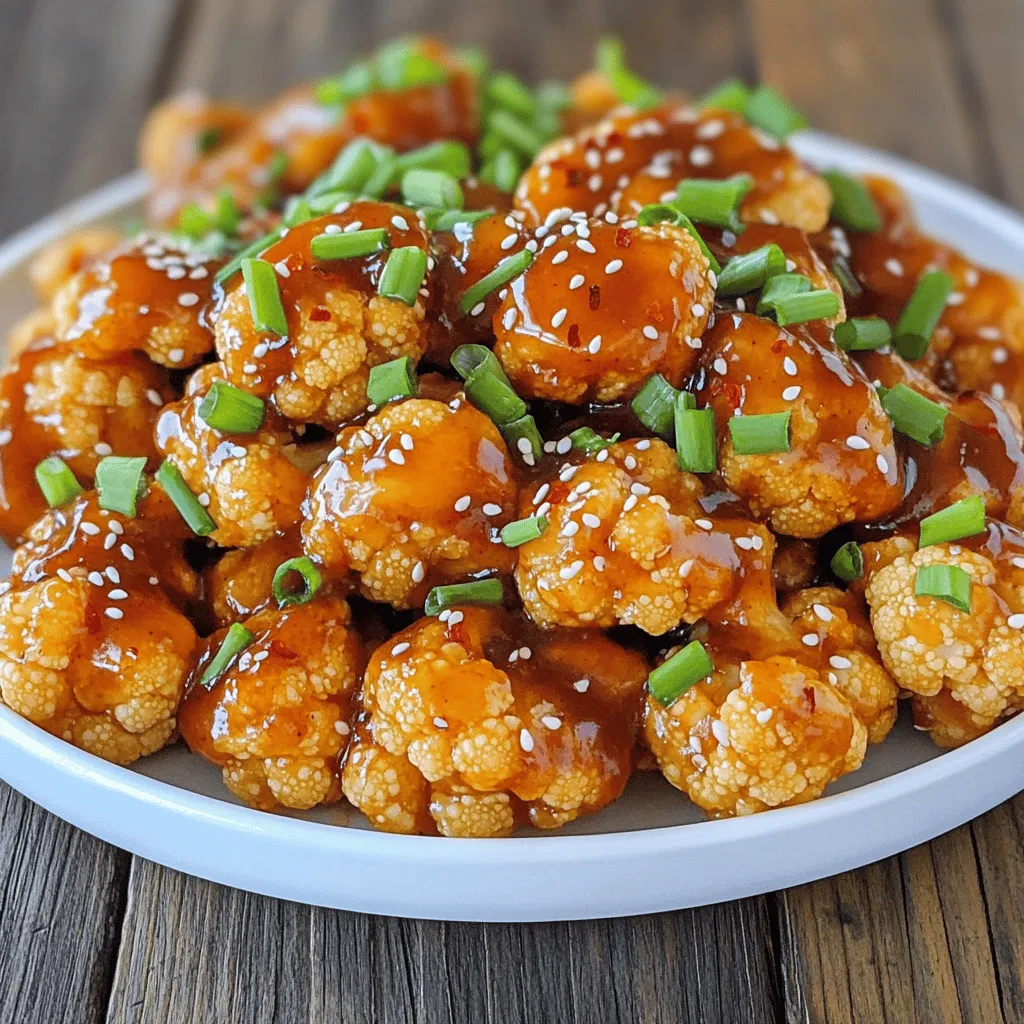 General Tso&#8217;s Cauliflower Flavorful Plant-Based Dish