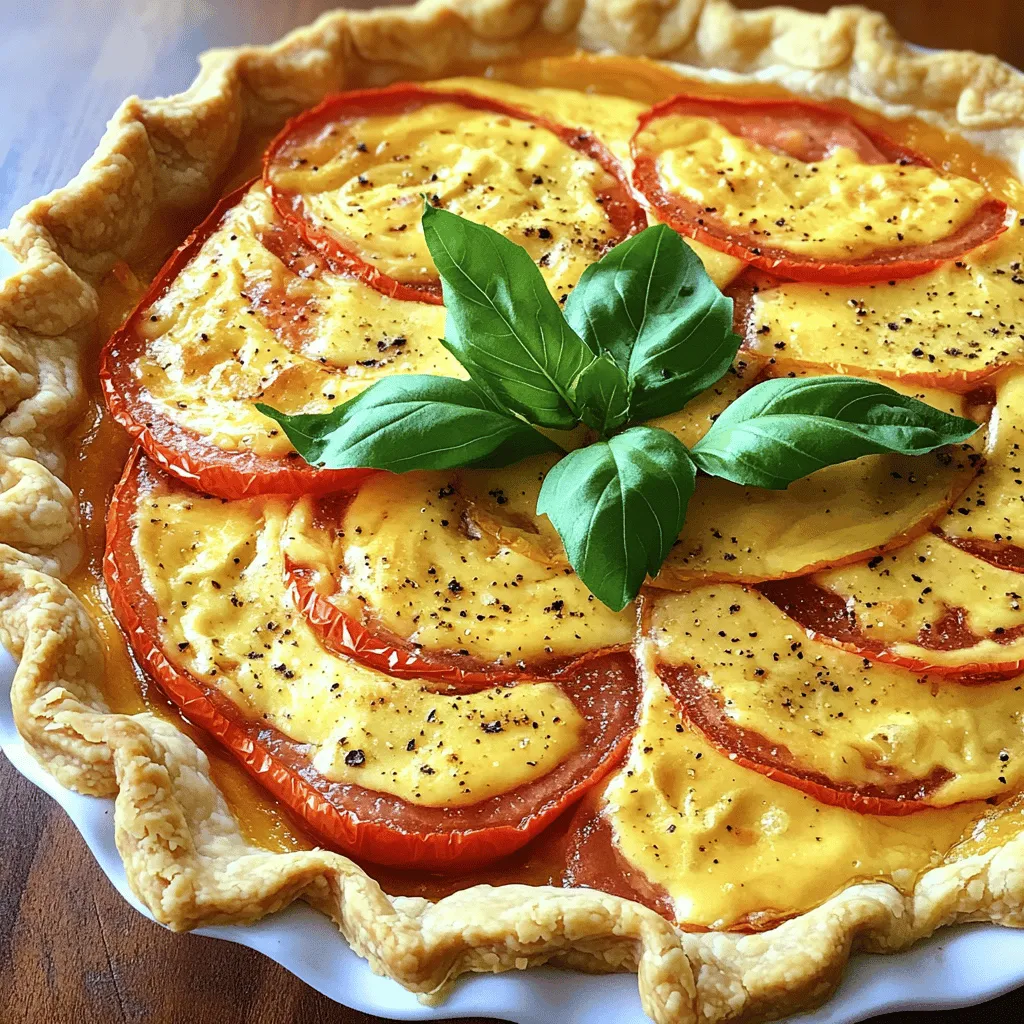 Pimento Cheese Tomato Pie Flavorful and Easy Recipe