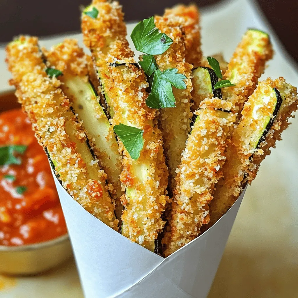 Air Fryer Parmesan Zucchini Fries Crispy and Tasty Treat