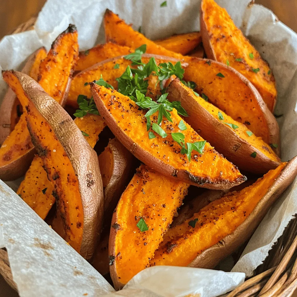 Baked Sweet Potato Wedges Crispy and Flavorful Treat