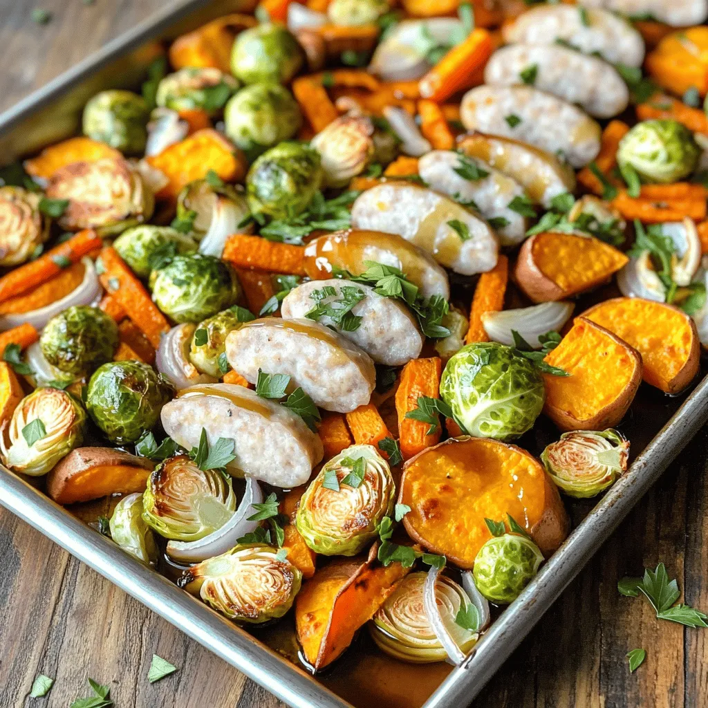 Sausage Harvest Veggie Sheet Pan Easy and Quick Meal