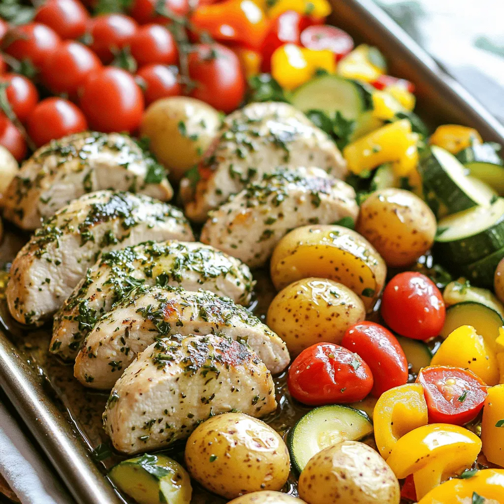 Sheet-Pan Herb Chicken &#038; Veggies Easy Dinner Recipe