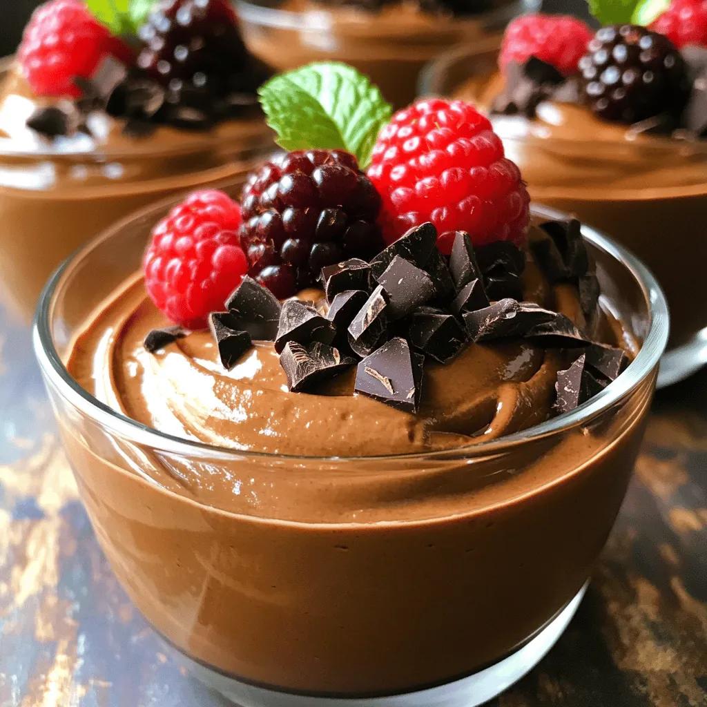 Chocolate Avocado Mousse Creamy Healthy Dessert