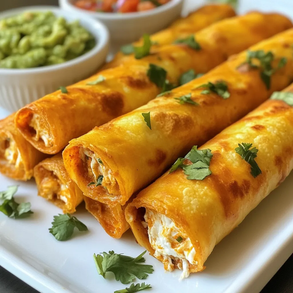 Cream Cheese Chicken Taquitos Easy Flavorful Snack