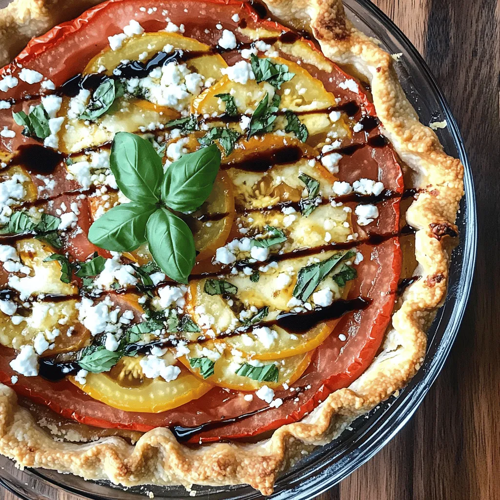 Crispy Tomato Pie Flavorful Comfort Food Recipe