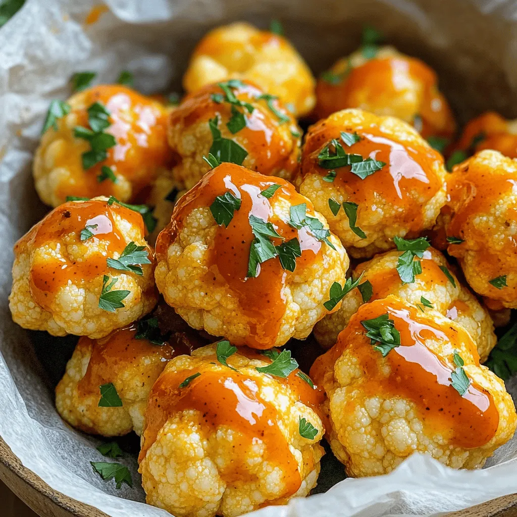 Air Fryer Buffalo Cauliflower Bites Crispy Delight