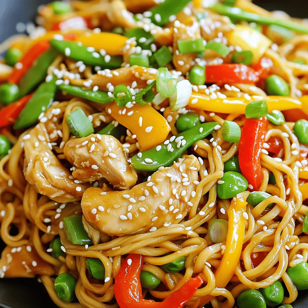 15-Minute Chicken Stir Fry Noodles Quick and Tasty Meal