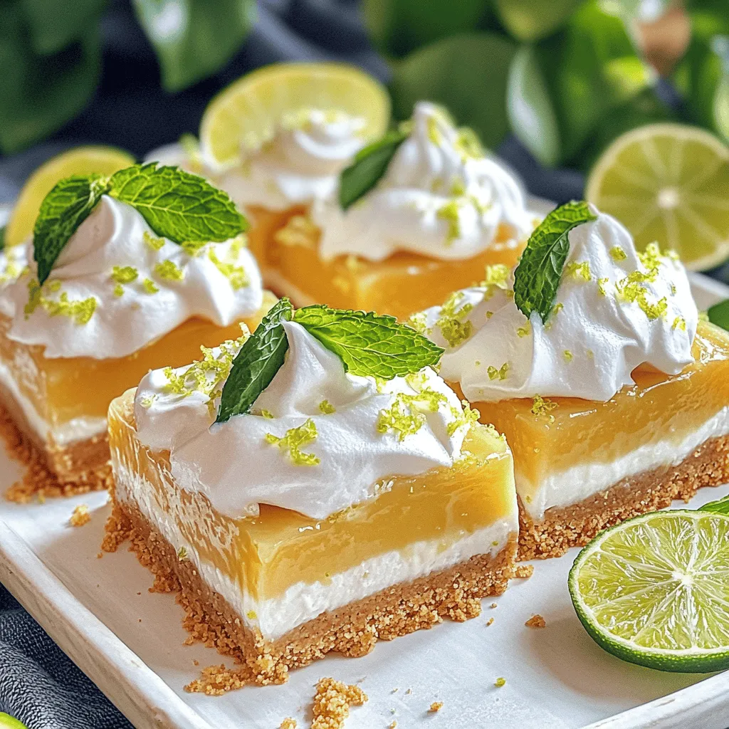 No-Bake Key Lime Pie Bars Tasty and Simple Delight