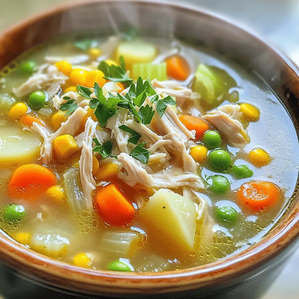 Crockpot Chicken Soup Supreme Flavorful Comfort Food