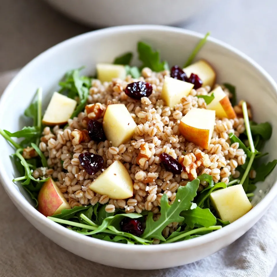 Apple Parmesan Farro Salad Vibrant and Nutritious Dish