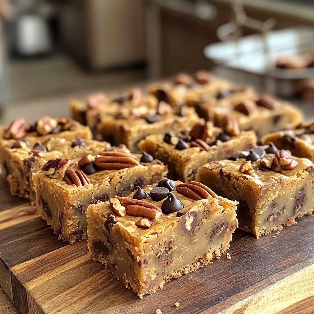 Brown Butter Pecan Blondies Perfectly Chewy Delight