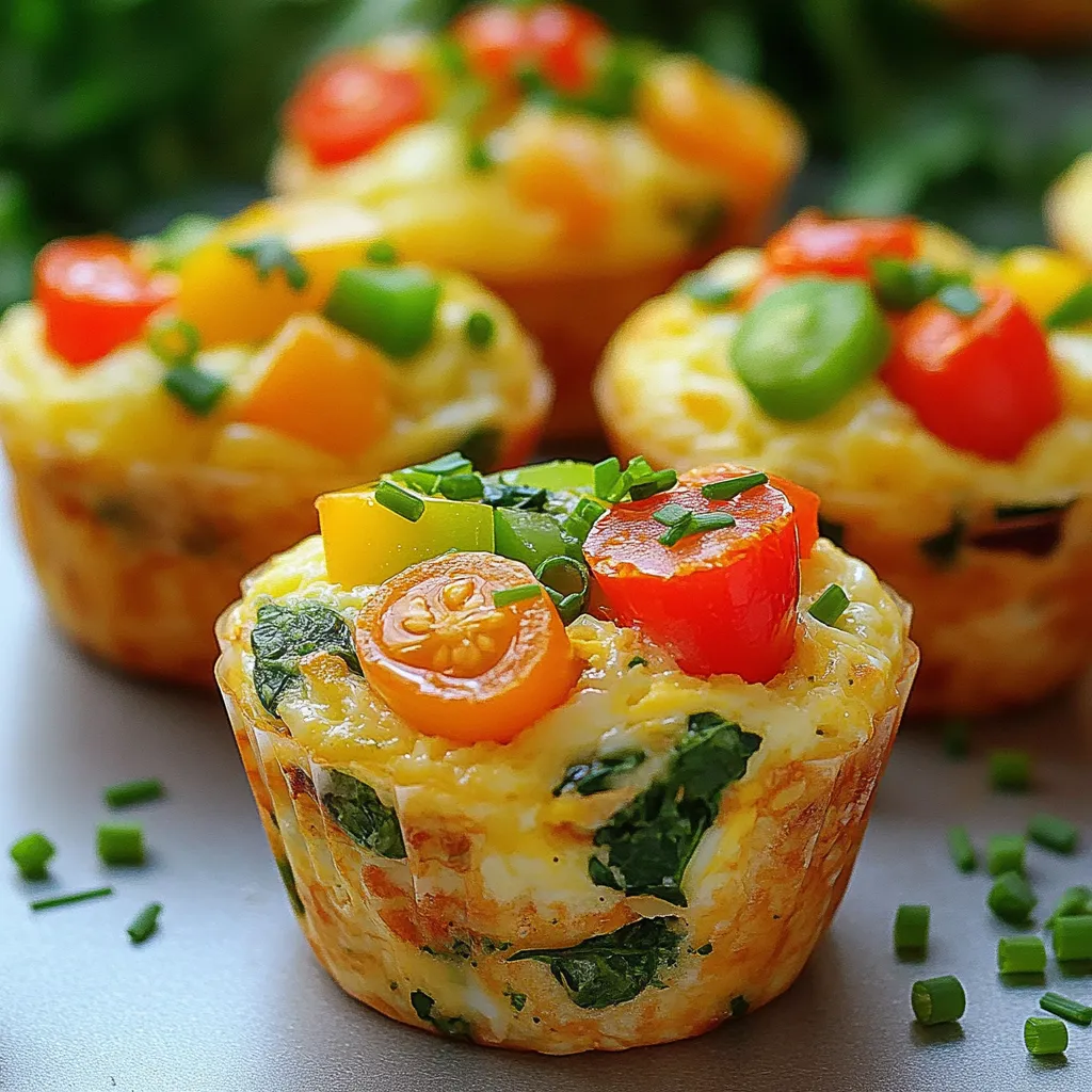 High-Protein Egg White Muffins Packed with Flavor