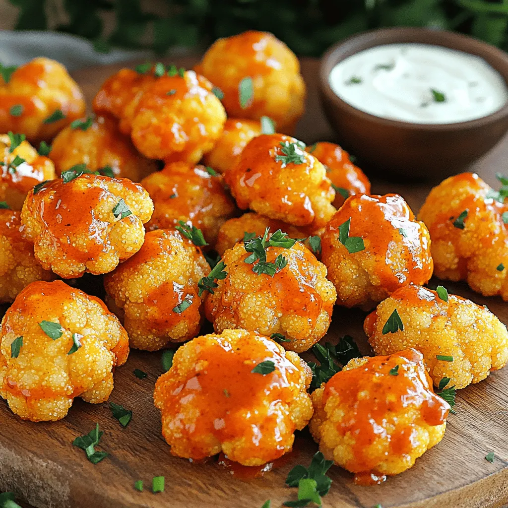 Buffalo Cauliflower Bites Crispy and Flavorful Treat