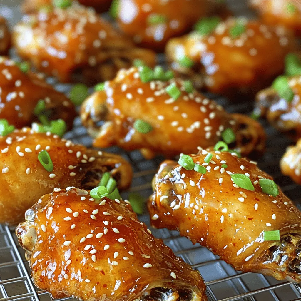 Spicy Honey Garlic Chicken Wings Crispy and Flavorful