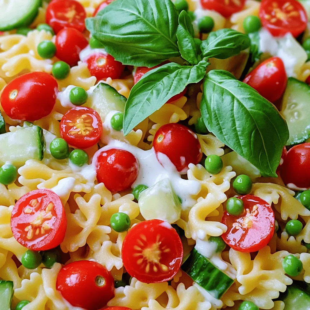 Creamy Ditalini Pasta Salad Flavorful and Fresh Dish