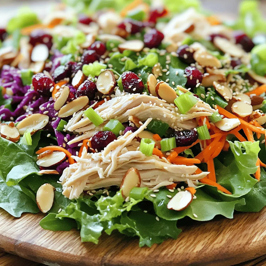 Delicious Asian Chicken Cranberry Salad For Fresh Flavor