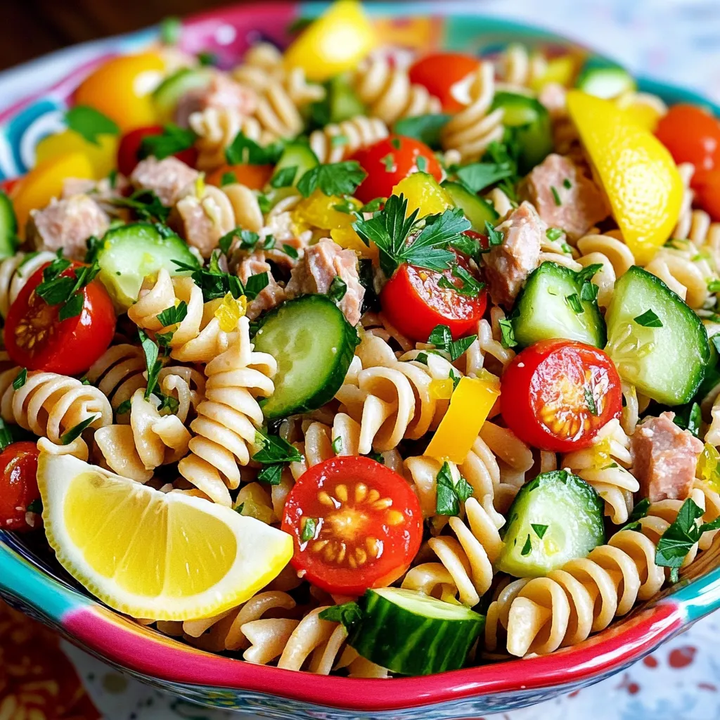 Healthy Tuna Pasta Salad Nutritious and Tasty Meal