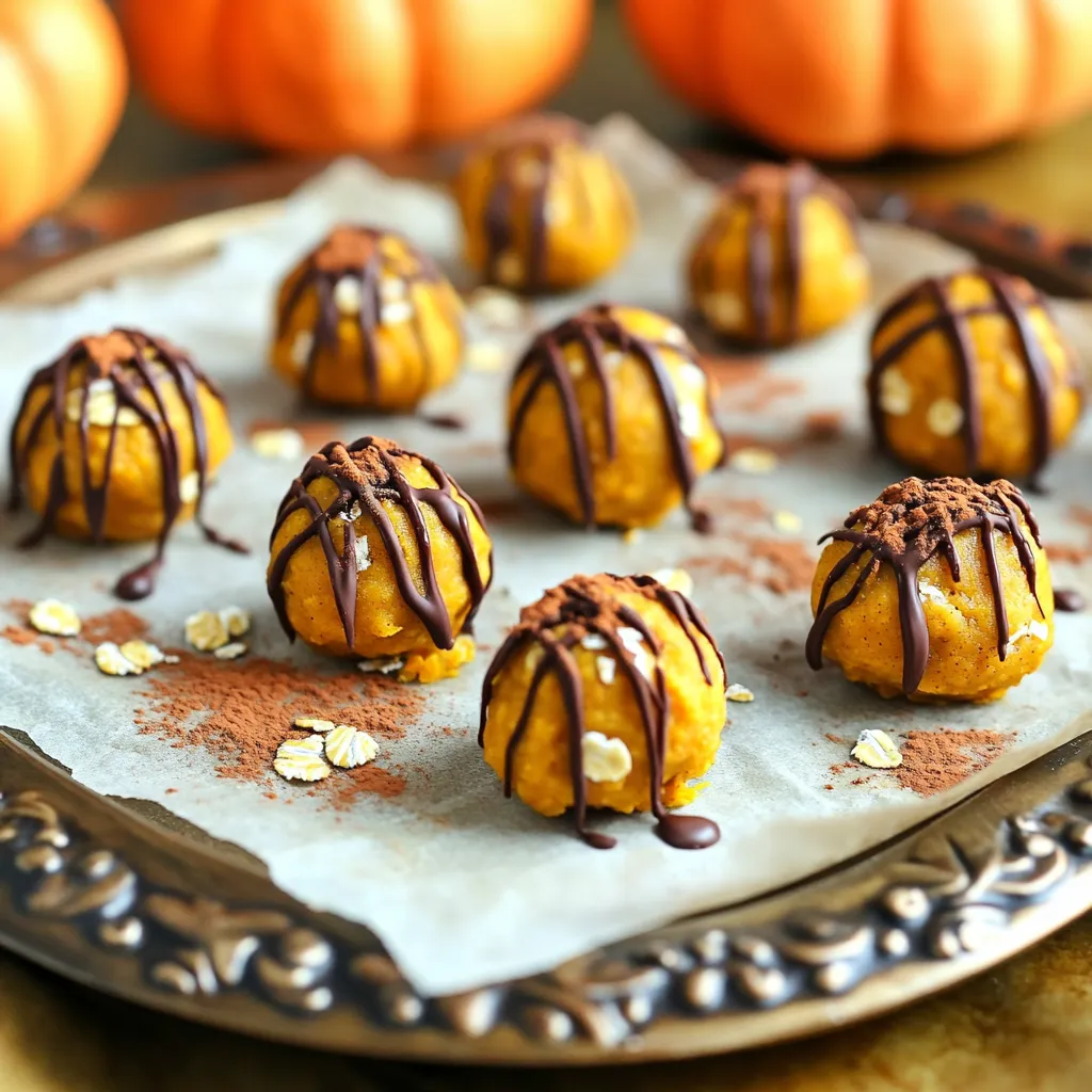 No-Bake Peanut Butter Pumpkin Bites Tasty and Easy Snack