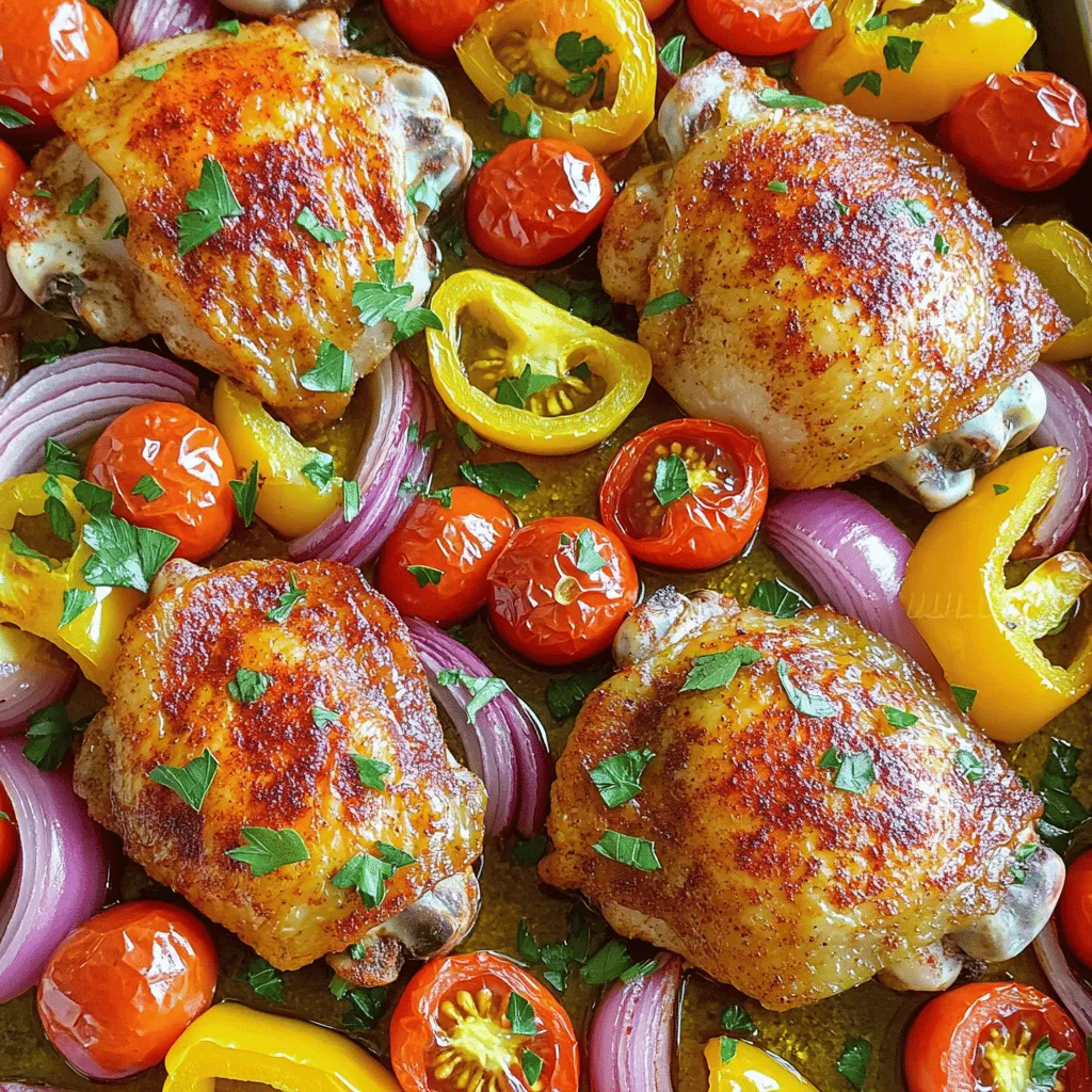 Smoky Paprika Chicken Sheet Pan Delightful Meal