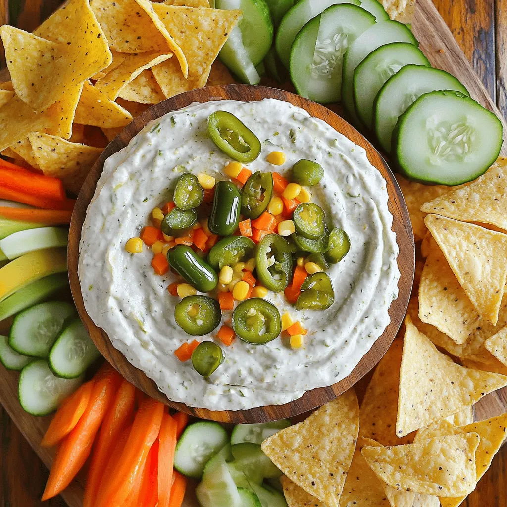 Sweet and Spicy Pickle Dip Board Flavorful Delight