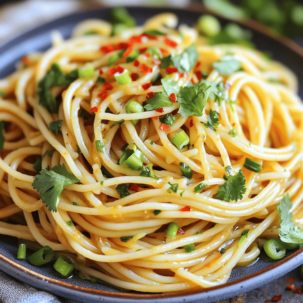 Spicy Garlic Noodles Flavorful and Quick Meal Idea