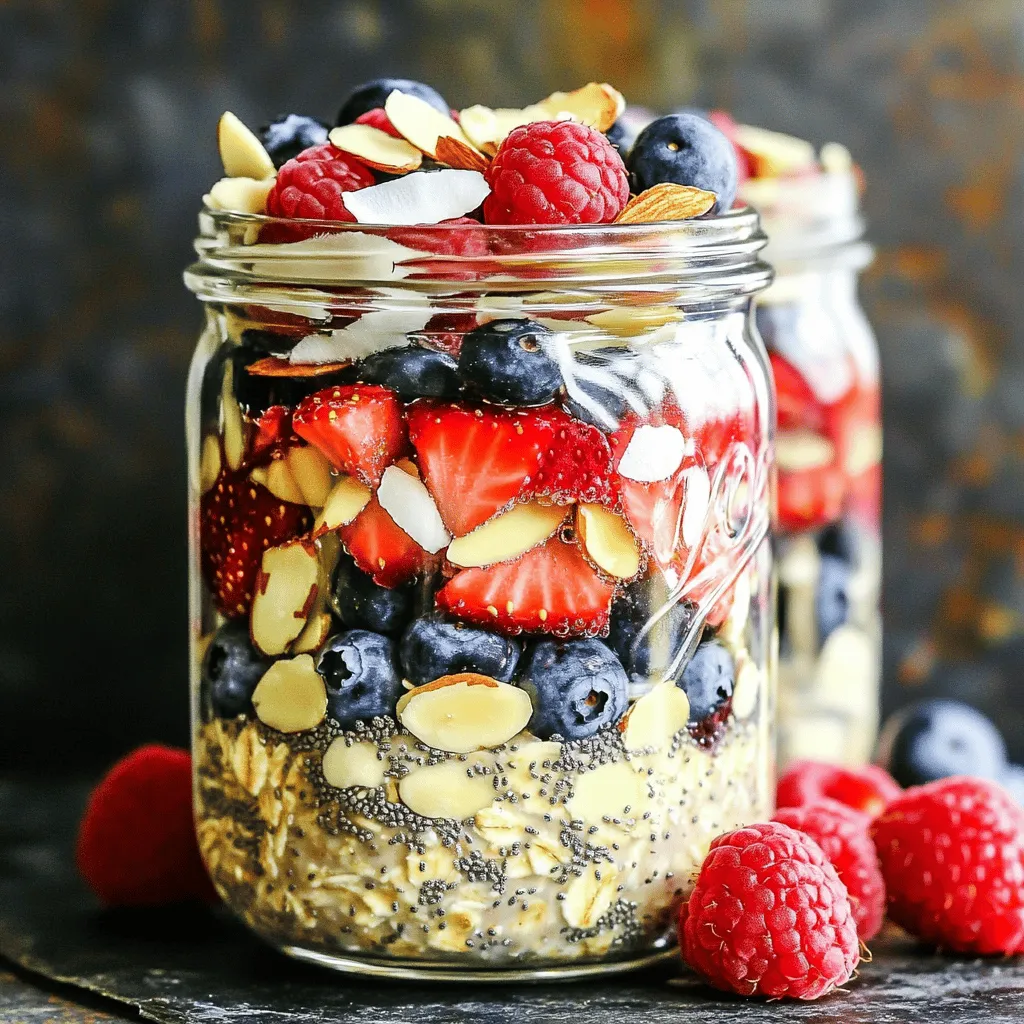 Overnight Oats with Berries Easy and Nutritious Meal