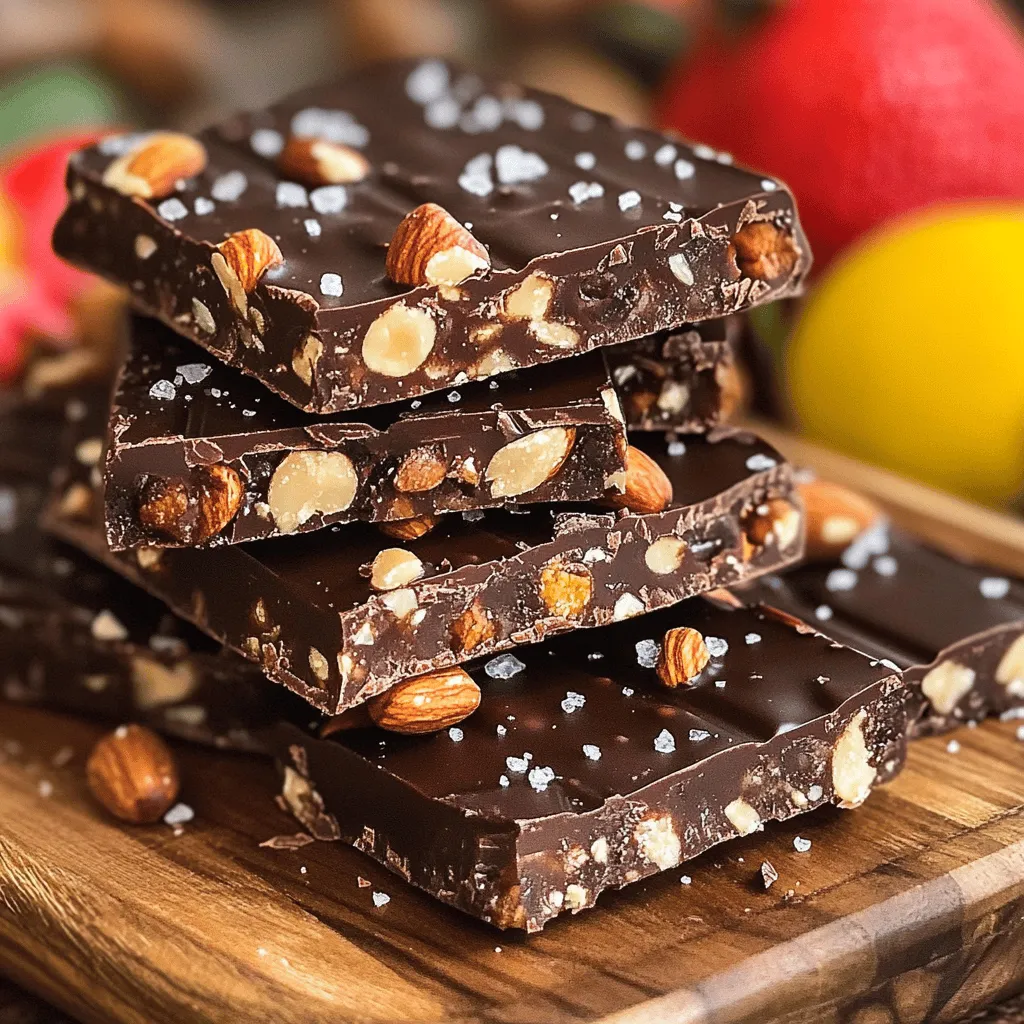 Dark Chocolate Sea Salt Nut Bars Simple Energy Snack