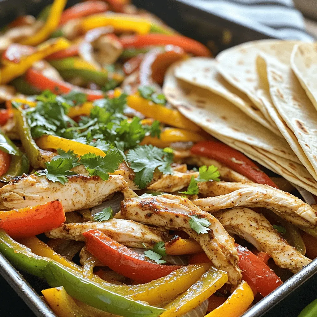 One-Pan Chicken Fajitas Flavorful and Easy Recipe