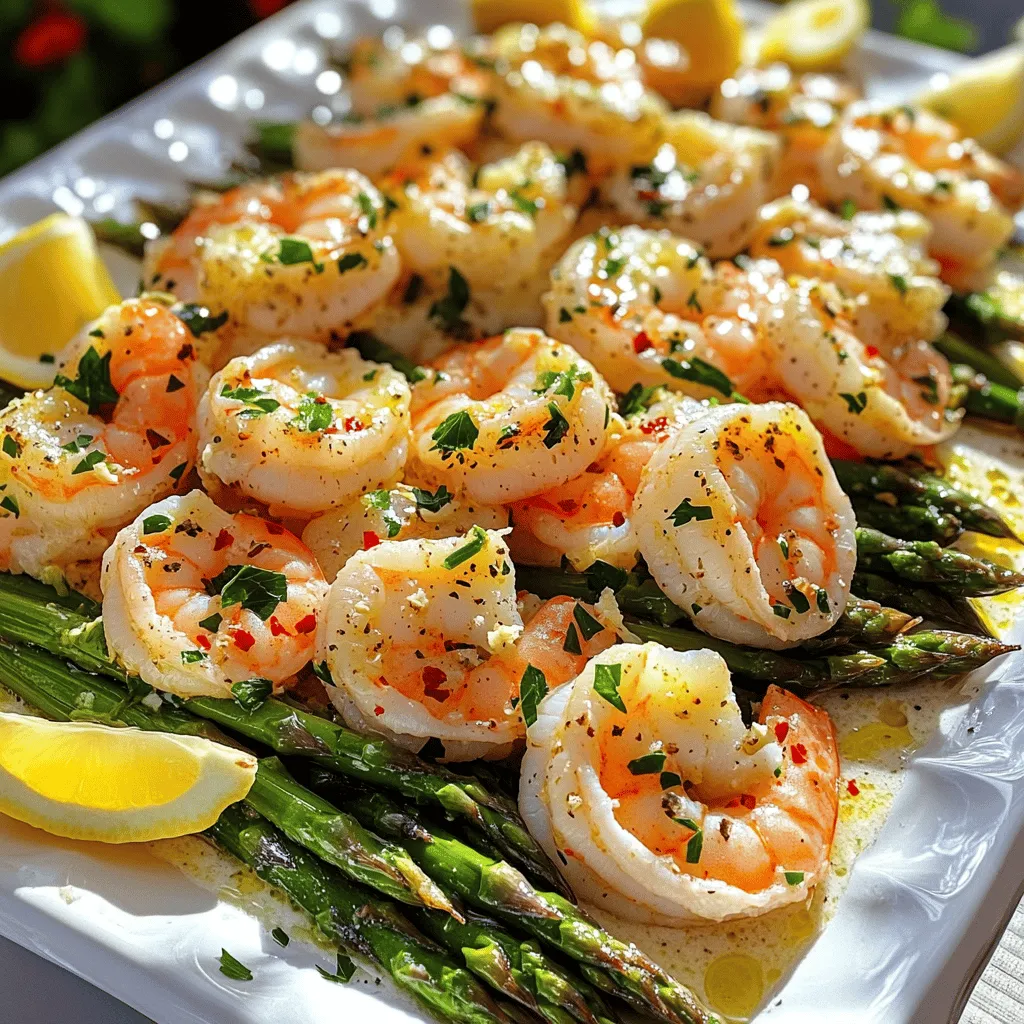Garlic Butter Shrimp and Asparagus Delightful Meal