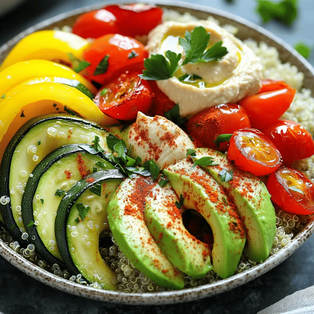 Roasted Vegetable Grain Bowl Flavorsome and Healthy Dish
