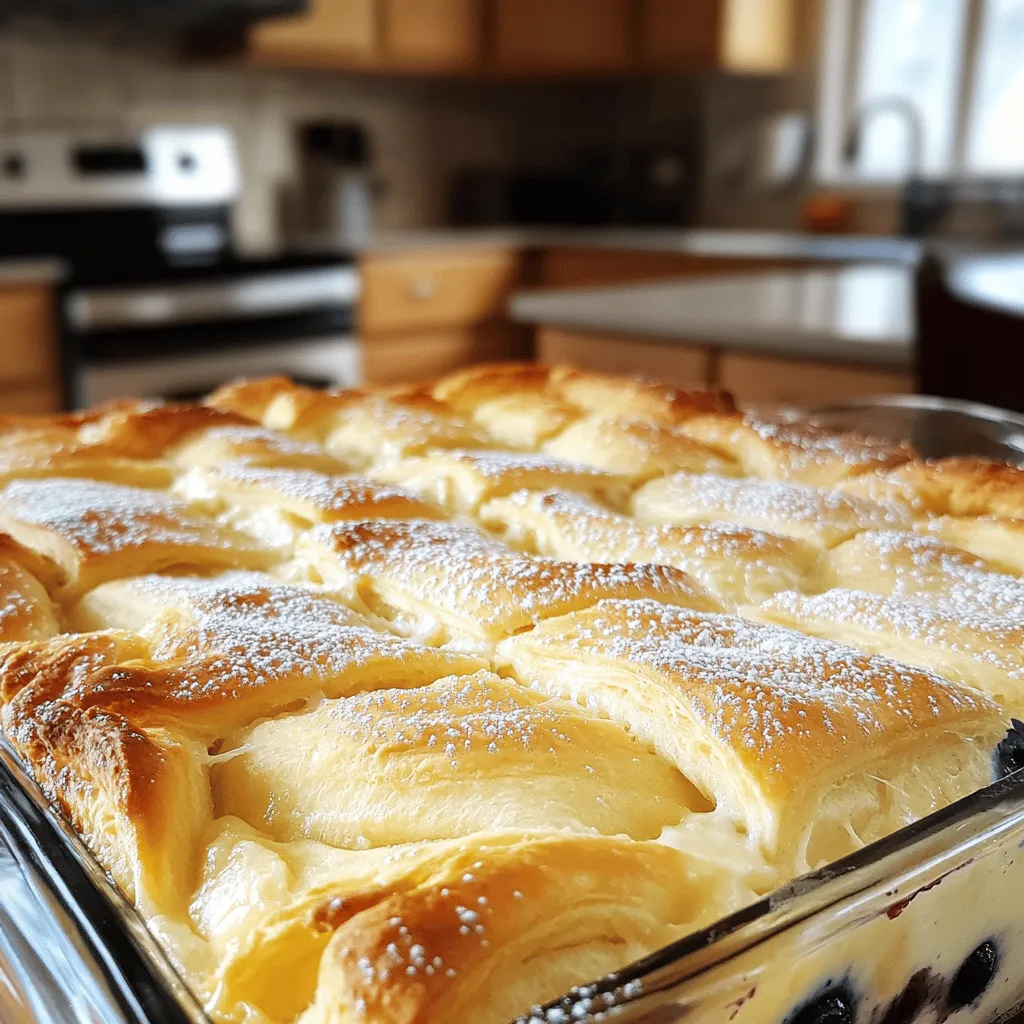 Cheesecake Crescent Rolls Casserole Delightful Treat