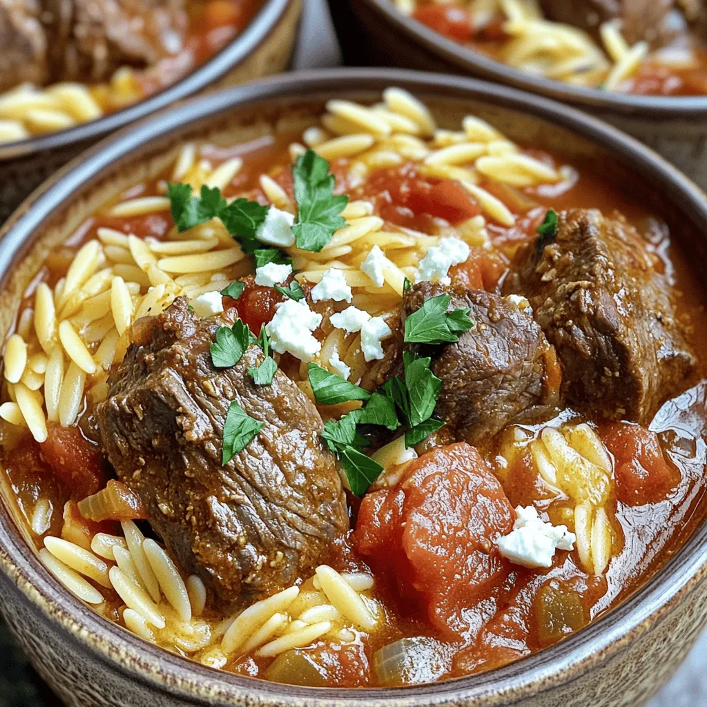 Beef Giouvetsi Flavorful Comfort Food Recipe