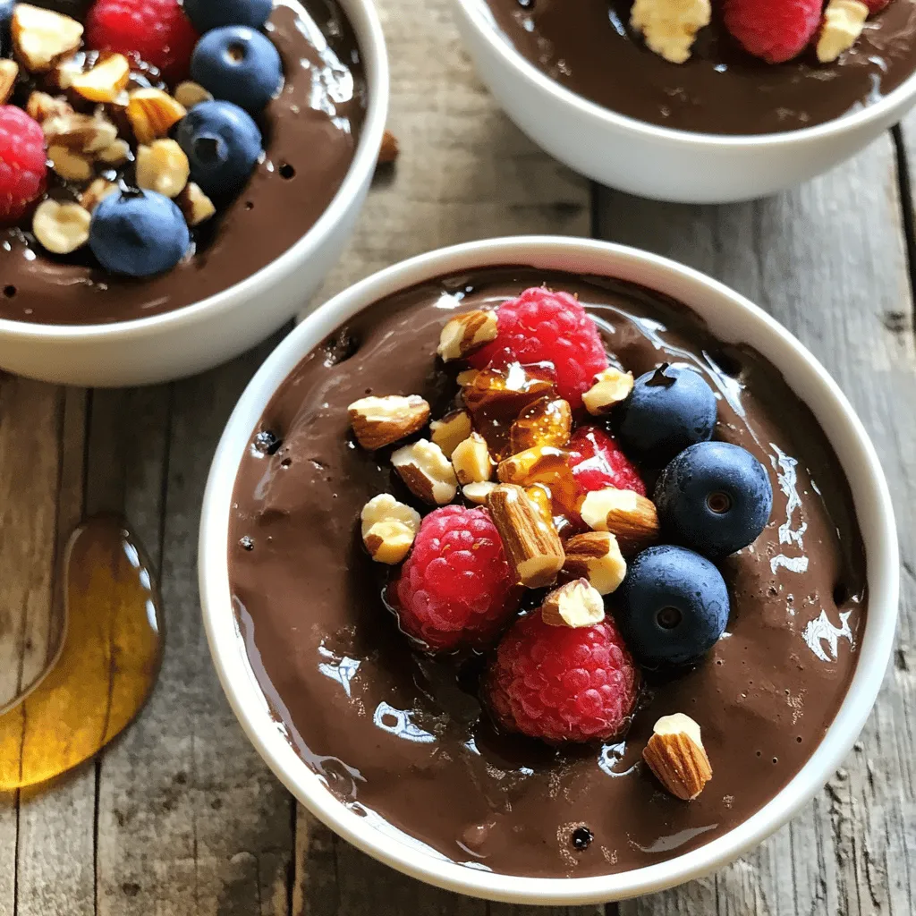 Protein Chocolate Cottage Cheese Pudding Delight