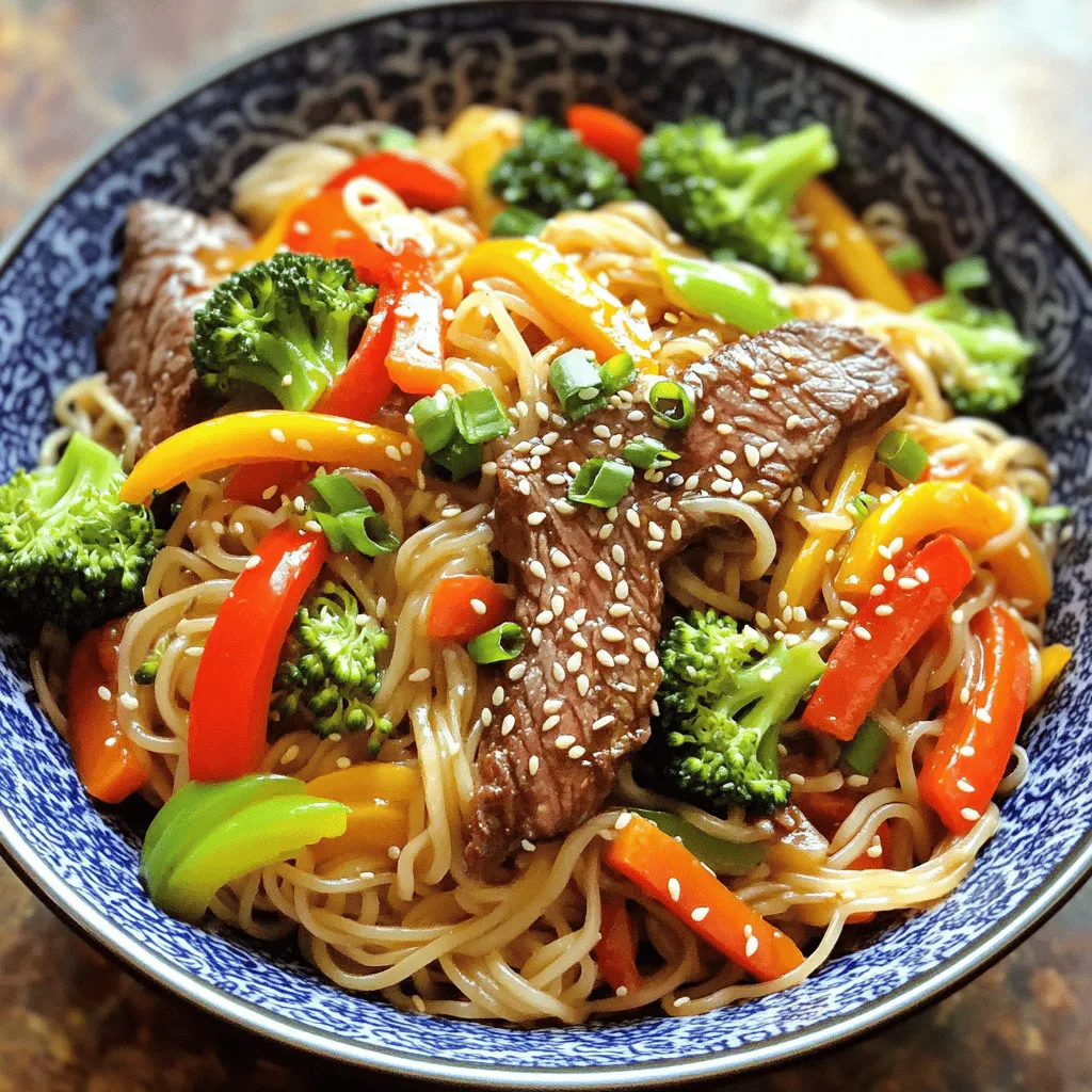 Beef Noodle Stir Fry Quick and Flavorful Meal Recipe