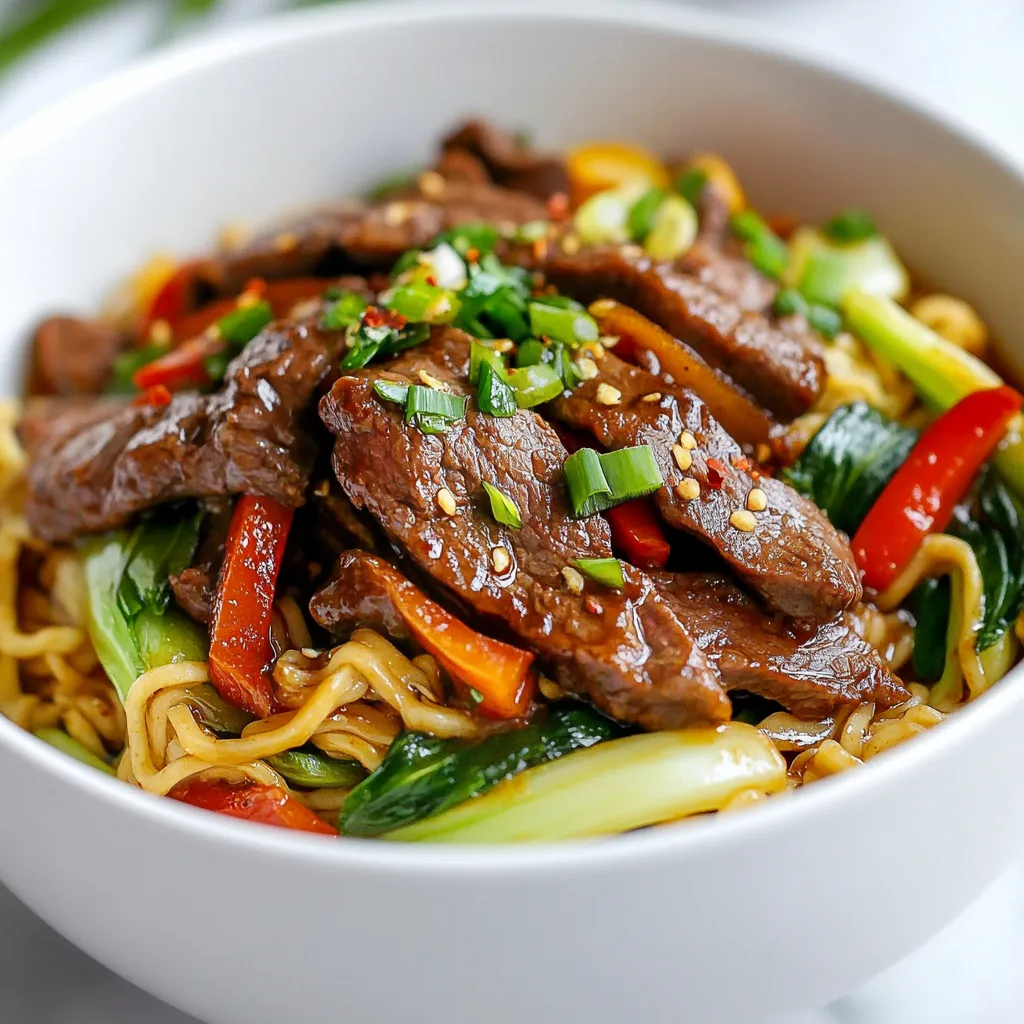 Mongolian Beef Noodles Tasty and Easy Recipe Guide