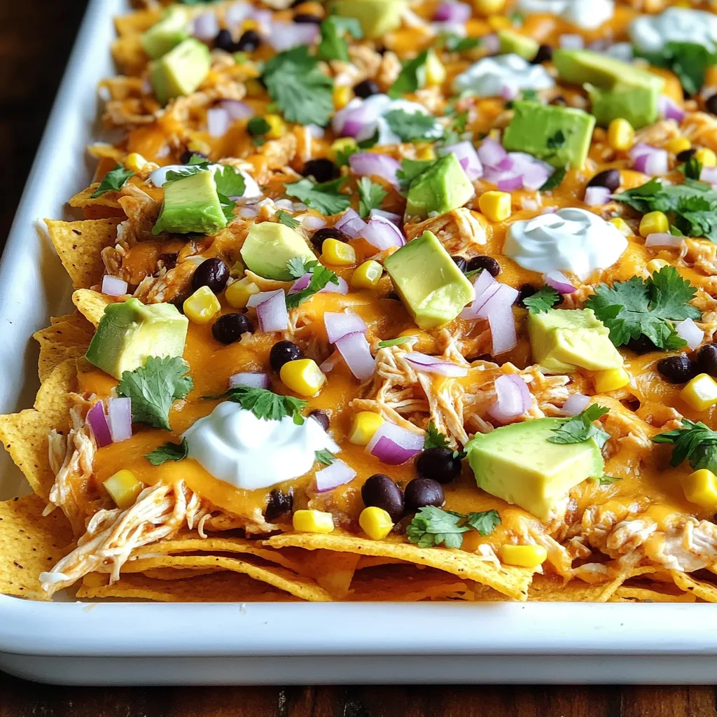 Sheet Pan Chipotle Chicken Nachos Flavorful Feast