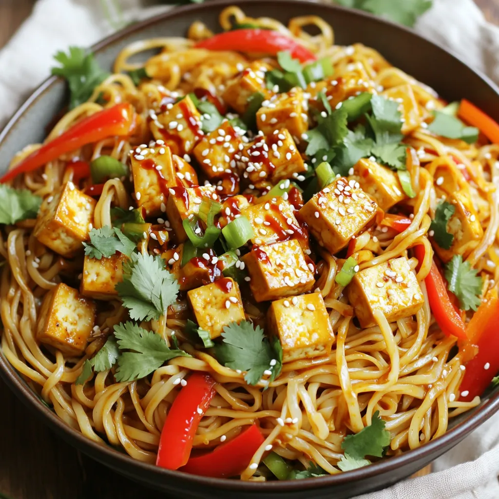 Spicy Chili Crisp Tofu Noodles Quick and Tasty Meal